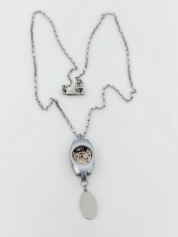 Collier Art Déco mouvement montre